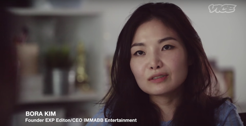 Bora Kim in a documentary by VICE